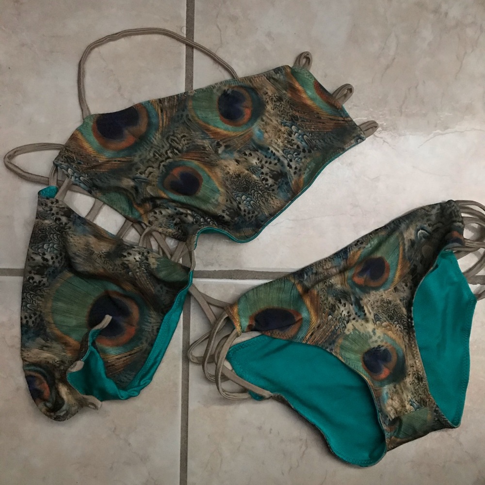 Peacock savage swim